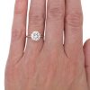 2ct Round Diamond Solitaire Engagement GIA Worn