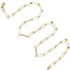 3.7mm Paperclip Chain 16” 14K full