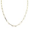 3.7mm Paperclip Chain 20” 14K