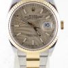 Pre-owned Rolex 36MM Two Tone Datejust (2021) Model 126233 Front