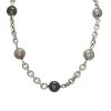 South Sea Tahitian Pearl Station Necklace 14K