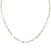 Yellow Gold 2.7mm Paperclip Chain, 20”