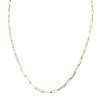 Yellow Gold 2.7mm Paperclip Chain, 24”