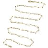 Yellow Gold 2.7mm Paperclip Chain, 24” full