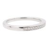 0.15ctw Diamond Milgrain Band Ring 14K side