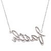 0.41ctw Diamond Faith Necklace 14K White Gold back