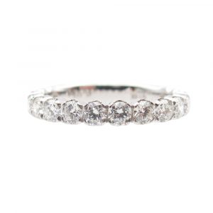 1.13ctw Diamond Stack Band Ring 14K