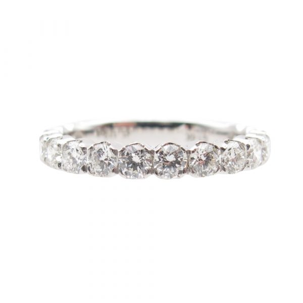 1.13ctw Diamond Stack Band Ring 14K