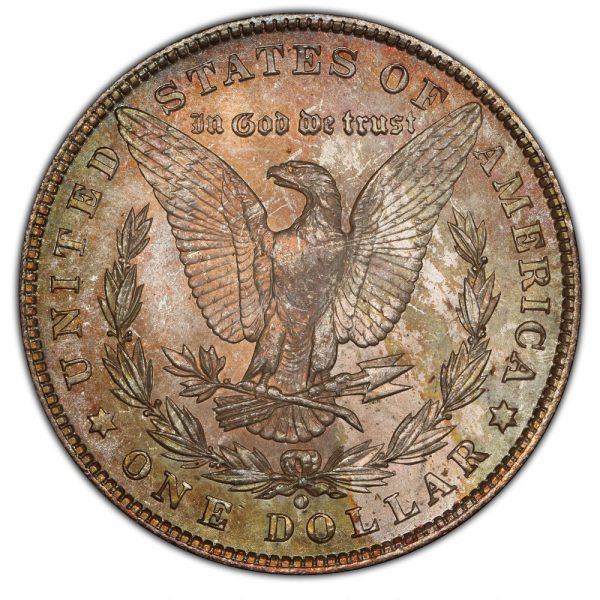 1901-O Morgan Dollar MS66+ PCGS + CAC Toned