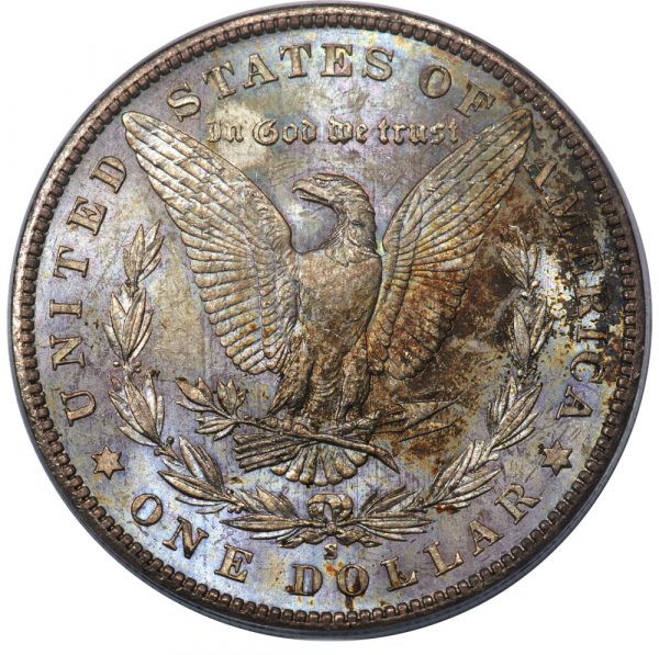 1901-S Morgan Dollar MS65 PCGS + CAC Unique Toning