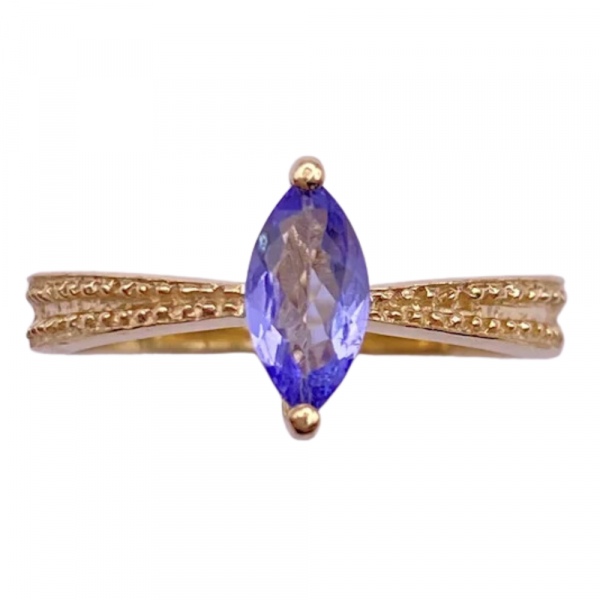 .55ct Tanzanite Solitaire Marquise Ring