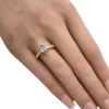 .55ct Tanzanite Solitaire Marquise Ring worn