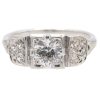 Art Deco 0.74ctw VS2 I Old European Diamond Ring 18K