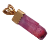 Custom Handcrafted Pink Tourmaline Crystal Pendant 14K Gold (1)