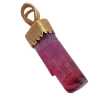 Custom Handcrafted Pink Tourmaline Crystal Pendant 14K Gold (2)