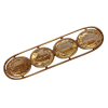 Four Gemstone Citrine Brooch Pin 14K Gold 48ctw (2)