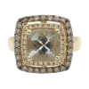 Le Vian 3.37ctw Prasiolite & Diamond Estate Ring 14K