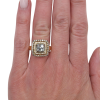 Le Vian 3.37ctw Prasiolite & Diamond Estate Ring 14K worn