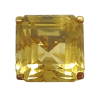 Mid Century 37.38ct Emerald Cut Citrine Solitaire Ring 14K Yellow Gold (2)