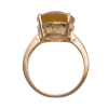 Solitaire Citrine Vintage Ring 7.79ct 10K Gold (4)