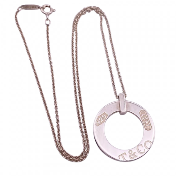 Tiffany & Co 1837 Circle Elements Necklace Sterling Silver (1)