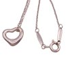 Tiffany & Co Elsa Peretti Floating Heart Necklace Sterling Silver