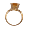 Vintage Citrine Solitaire Ring 3.67ct 14K Gold