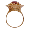 Vintage Madeira Citrine Flower Ring 14K Gold 2 (4)