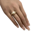 .22ctw Cultured Pearl & Diamond Ring 14K Yellow Gold