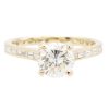 GIA Certified 1.48ctw Diamond Engagement Ring 14K Yellow Gold