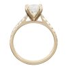 GIA Certified 1.58ctw Diamond Engagement Ring 14K Yellow Gold side