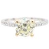 GIA Certified 1.62ctw Diamond Engagement Ring 14K Two-Tone