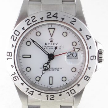 Pre-Owned Rolex Explorer II Polar (1999) Stainless Steel 16570