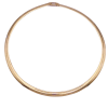 Reversible Omega Necklace 14K Two-Tone Gold (2)