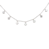 1.99ctw Round Brilliant Drop Diamond Station Necklace 14k White Gold (1)