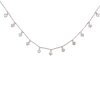 1.99ctw Round Brilliant Drop Diamond Station Necklace 14k White Gold (4)