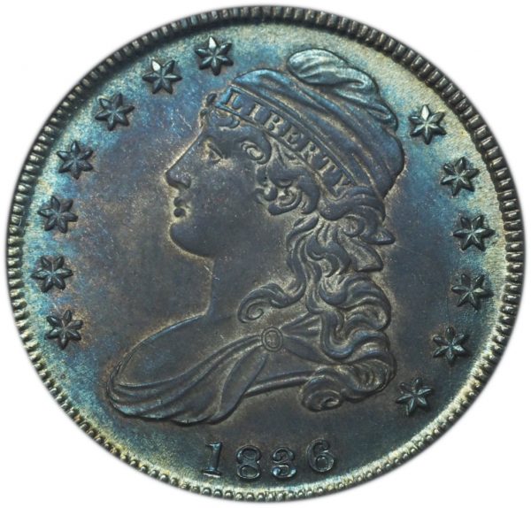 1836 Capped Bust Half Dollar MS65 NGC