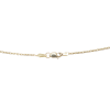 2 carat diamond drop station necklace yellow gold clasp