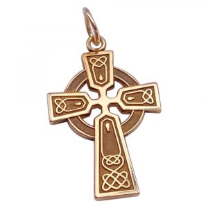 Vintage Celtic Cross Pendant Faith Charm