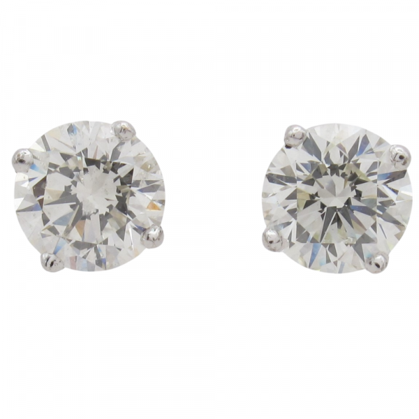 1 carat Round Brilliant Diamond Stud Earrings SI2