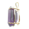 21.50ctw Oval Amethyst Solitaire Pendant 14k (1)