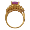 5.60ctw Pink Tourmaline and Diamond Ring 18K Gold (3)