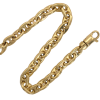 Solid Anchor Link Bracelet 8mm Yellow Gold Full