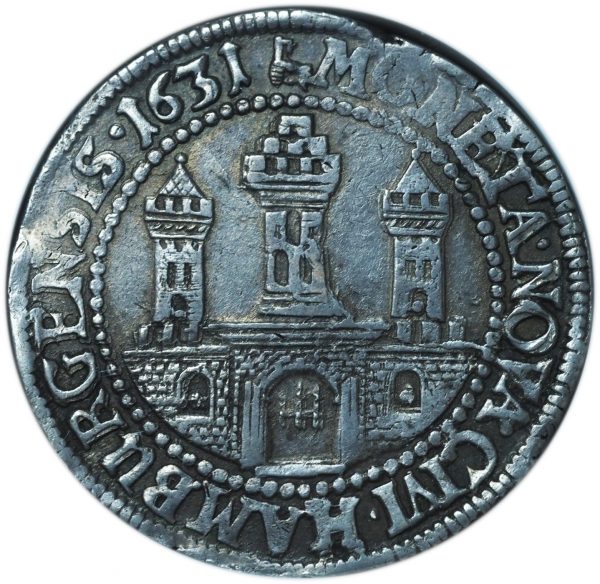 1623 Germany Hamburg Taler AU55 NGC DAV-5365