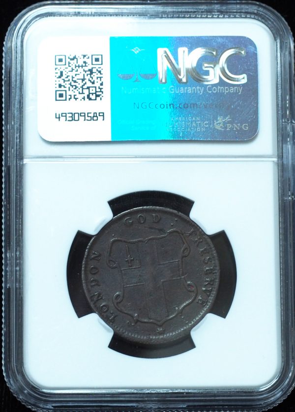 1694 Elephant Token Thick Planchet XF NGC