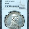 1796 Germany Fulda Taler MS62 NGC DAV-2264