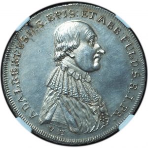 1796 Germany Fulda Taler MS62 NGC DAV-2264