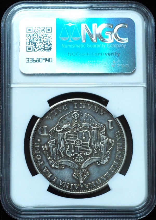 1883 Kingdom of Hawaii Dollar AU NGC