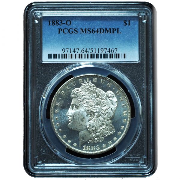 1883-O Morgan Dollar MS64 DMPL PCGS