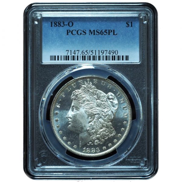 1883-O Morgan Dollar MS65 PL PCGS